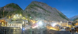 Archiv Foto Webcam Panorama Zermatterhof 01:00