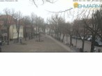 Archived image Webcam Fehmarn: View Market Place in Burg 13:00