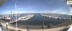 Archived image Webcam Fehmarn: View Marina 09:00