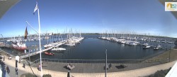 Archiv Foto Webcam Fehmarn: Yachthafen Burgtiefe 09:00