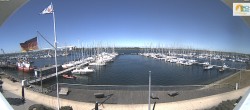 Archiv Foto Webcam Fehmarn: Yachthafen Burgtiefe 13:00