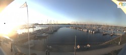 Archiv Foto Webcam Fehmarn: Yachthafen Burgtiefe 19:00