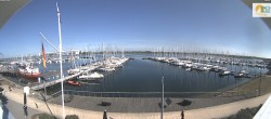Archiv Foto Webcam Fehmarn: Yachthafen Burgtiefe 09:00