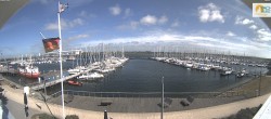 Archiv Foto Webcam Fehmarn: Yachthafen Burgtiefe 09:00