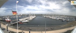 Archiv Foto Webcam Fehmarn: Yachthafen Burgtiefe 13:00