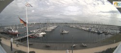 Archiv Foto Webcam Fehmarn: Yachthafen Burgtiefe 09:00