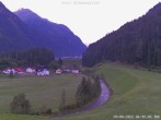 Archived image Webcam Kaunertal: View from Hotel Weisseespitze 00:00