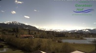 Archiv Foto Webcam Blick vom Geratser Hof auf die Niedersonthofener Seen 13:00