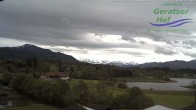 Archiv Foto Webcam Blick vom Geratser Hof auf die Niedersonthofener Seen 12:00