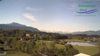 Archiv Foto Webcam Blick vom Geratser Hof auf die Niedersonthofener Seen 08:00
