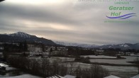 Archiv Foto Webcam Blick vom Geratser Hof auf die Niedersonthofener Seen 09:00