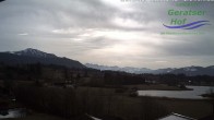 Archiv Foto Webcam Blick vom Geratser Hof auf die Niedersonthofener Seen 11:00