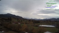 Archiv Foto Webcam Blick vom Geratser Hof auf die Niedersonthofener Seen 13:00