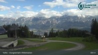 Archiv Foto Webcam Tulfes: Blick von der Mittelstation am Glungezer 08:00