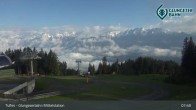 Archiv Foto Webcam Tulfes: Blick von der Mittelstation am Glungezer 07:00