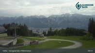 Archiv Foto Webcam Tulfes: Blick von der Mittelstation am Glungezer 08:00