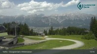 Archiv Foto Webcam Tulfes: Blick von der Mittelstation am Glungezer 12:00
