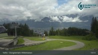 Archiv Foto Webcam Tulfes: Blick von der Mittelstation am Glungezer 12:00