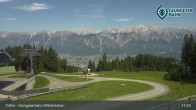 Archiv Foto Webcam Tulfes: Blick von der Mittelstation am Glungezer 10:00