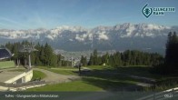 Archiv Foto Webcam Tulfes: Blick von der Mittelstation am Glungezer 08:00