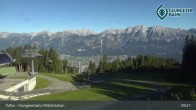 Archiv Foto Webcam Tulfes: Blick von der Mittelstation am Glungezer 08:00