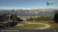Archiv Foto Webcam Tulfes: Blick von der Mittelstation am Glungezer 10:00