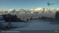 Archiv Foto Webcam Tulfes: Blick von der Mittelstation am Glungezer 14:00