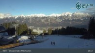 Archiv Foto Webcam Tulfes: Blick von der Mittelstation am Glungezer 08:00
