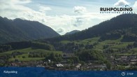 Archiv Foto Webcam Panorama Ruhpolding: Ort und Berge 16:00