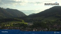 Archiv Foto Webcam Panorama Ruhpolding: Ort und Berge 18:00