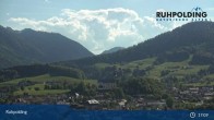 Archiv Foto Webcam Panorama Ruhpolding: Ort und Berge 16:00