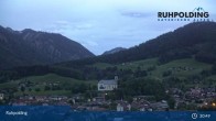 Archiv Foto Webcam Panorama Ruhpolding: Ort und Berge 20:00