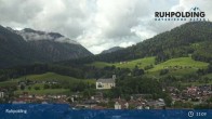 Archiv Foto Webcam Panorama Ruhpolding: Ort und Berge 10:00
