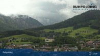 Archiv Foto Webcam Panorama Ruhpolding: Ort und Berge 12:00