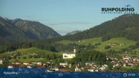 Archiv Foto Webcam Panorama Ruhpolding: Ort und Berge 06:00