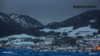 Archiv Foto Webcam Panorama Ruhpolding: Ort und Berge 06:00