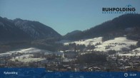 Archiv Foto Webcam Panorama Ruhpolding: Ort und Berge 10:00