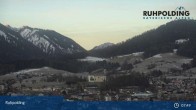 Archiv Foto Webcam Panorama Ruhpolding: Ort und Berge 07:00