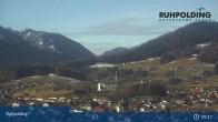 Archiv Foto Webcam Panorama Ruhpolding: Ort und Berge 08:00