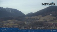 Archiv Foto Webcam Panorama Ruhpolding: Ort und Berge 10:00