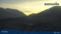 Archiv Foto Webcam Panorama Ruhpolding: Ort und Berge 16:00