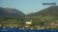 Archiv Foto Webcam Panorama Ruhpolding: Ort und Berge 06:00