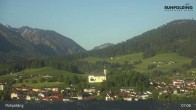 Archiv Foto Webcam Panorama Ruhpolding: Ort und Berge 06:00