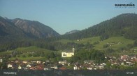 Archiv Foto Webcam Panorama Ruhpolding: Ort und Berge 07:00