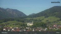 Archiv Foto Webcam Panorama Ruhpolding: Ort und Berge 08:00