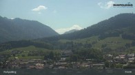 Archiv Foto Webcam Panorama Ruhpolding: Ort und Berge 14:00