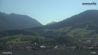 Archiv Foto Webcam Panorama Ruhpolding: Ort und Berge 16:00
