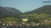 Archiv Foto Webcam Panorama Ruhpolding: Ort und Berge 07:00