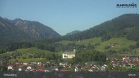 Archiv Foto Webcam Panorama Ruhpolding: Ort und Berge 08:00