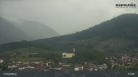 Archiv Foto Webcam Panorama Ruhpolding: Ort und Berge 12:00